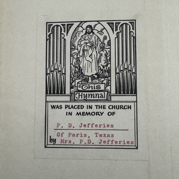Vintage 1955 The Hymnbook by Presbyterian Church St Andrew's Longview Texas VTG - Picture 12 of 16